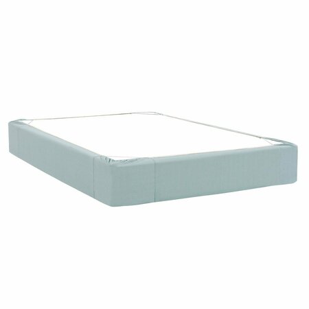 HOWARD ELLIOTT Twin Boxspring Textured solid sterling Breeze Cover Only 240-200